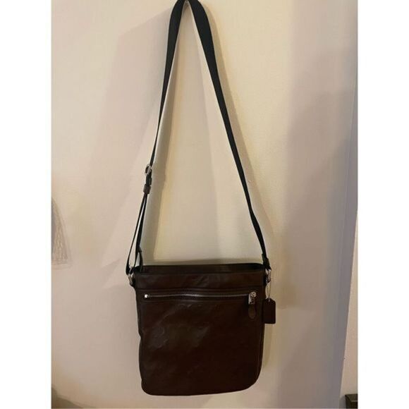 Coach Signature Grosgrain Purse - Picture 1 of 8